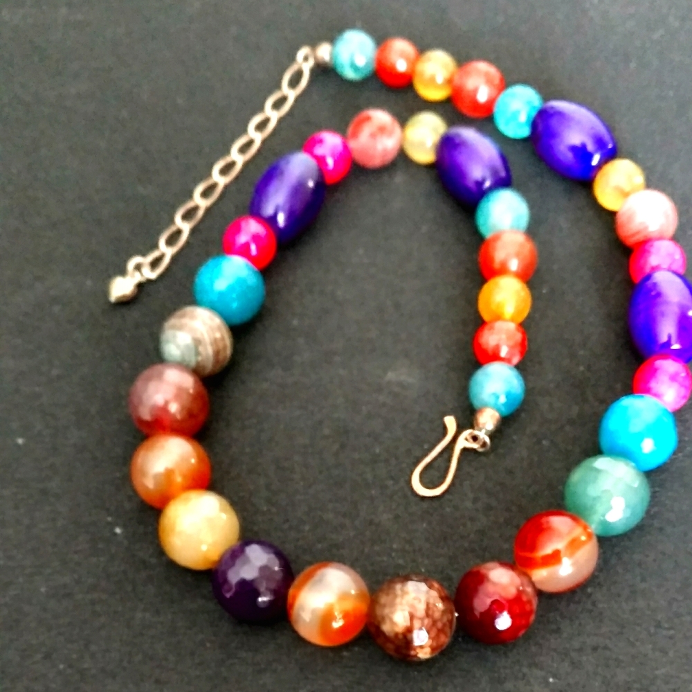Jay King multi colored beaded necklace
